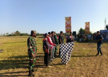 Polres Barru Amankan Pembukaan Balap Motor Taxi Gabah Pancana Cup Race, Hari Bhayangkara ke-80 Berlangsung Kondusif