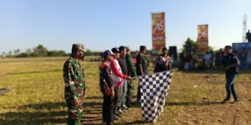Polres Barru Amankan Pembukaan Balap Motor Taxi Gabah Pancana Cup Race, Hari Bhayangkara ke-80 Berlangsung Kondusif