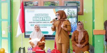 Tinjau MPLS, Bupati Andi Ina Ajak Guru Bentuk Generasi Berakhlak dan Mandiri Sejak TK