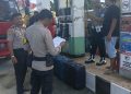 Kapolsek Tanete Rilau Cek Langsung SPBU Lipukasi, Pasokan BBM Dipastikan Mencukupi