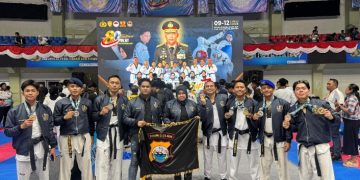 Polda Sulsel Borong 9 Medali di Kejuaraan Taekwondo Nasional Kapolri Cup 2026