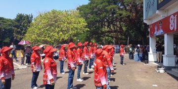 Semarak HUT RI ke-81, Kelurahan Sumpang Binangae Ikut Meriahkan Gerak Jalan di Barru