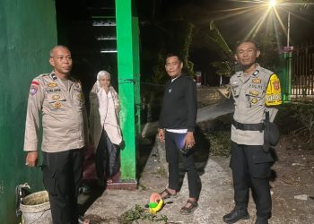 Polsek Tanete Rilau Respons Cepat Tangani Kebakaran Lahan, Warga Diimbau Tidak Membakar Sampah Sembarangan