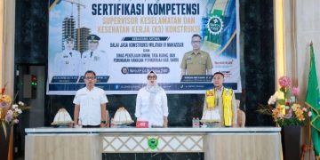Andi Ina Dorong SDM Konstruksi Bersertifikat, 40 Peserta Ikuti Pelatihan Supervisor K3 di Barru