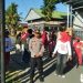 Polsek Mallusetasi Amankan Jalan Santai HUT ke-81 RI di Kelurahan Mallaw