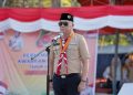 Buka Perkemahan Tingkat Kecamatan Barru, Wabup Abustan: Pramuka adalah Sekolah Kehidupan