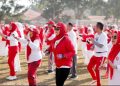 Bupati Barru Ikuti Senam Massal Gelora Merah Putih, Ribuan Warga Antusias Rayakan HUT RI ke-81