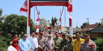Jembatan Perintis Garuda Tahap III Rampung, Bupati Barru Apresiasi Sinergi TNI-Polri