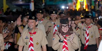 Bupati dan Wabup Barru Kunjungi Dua Bumi Perkemahan, Semangati Pramuka Bentuk Generasi Berkarakter