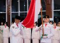 Bupati Barru Pimpin Langsung Pengukuhan Calon Paskibraka di Baruga Singkerru Adae