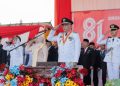 Upacara Penurunan Bendera HUT ke-81 RI di Barru Berlangsung Khidmat