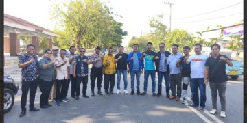 IMI-KONI dan Aparat Bersinergi Matangkan Persiapan Drag Bike di Barru