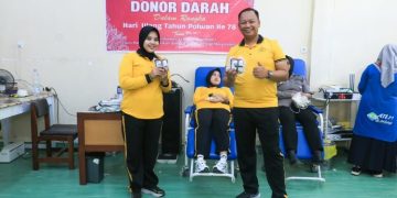 Polwan Polres Barru Gelar Donor Darah Sambut HUT ke-78, Wujud Nyata Kepedulian kepada Masyarakat