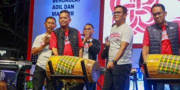 Kapolres Barru Hadiri Malam Puncak Semarak Merah Putih BRI, Perkuat Sinergi dan Kamtibmas