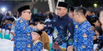 Wabup Abustan Hadiri Pembukaan MTQ KORPRI VIII Nasional, Peserta Asal Barru Wakili Sulsel