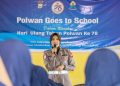 Polwan Polres Barru Edukasi Pelajar SMPN 1 tentang Pertemanan Sehat dan Batasan Diri