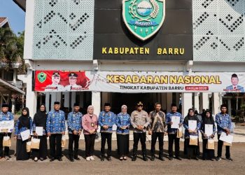 Kapolres Barru Pimpin Upacara Hari Kesadaran Nasional, Sampaikan Pesan Kamtibmas dan Pencegahan Karhutla