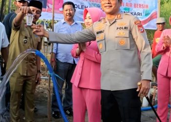 Bhayangkari Barru Tinjau Sumur Bor, 150 Warga Lipukasi Kini Terbantu Air Bersih