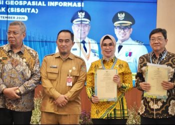 Bupati Barru Teken MoU Replikasi Sistem Peta Pajak dan Pertanahan Tangsel