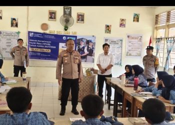 Polres Barru Sosialisasikan Penerimaan SMA Taruna Kemala Bhayangkara di SMPN 1 Barru