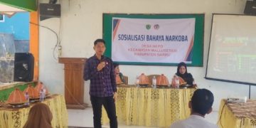 Lindungi Generasi Muda, Polres Barru Sosialisasikan Bahaya Penyalahgunaan Narkoba