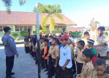 Bhabinkamtibmas Desa Kupa Edukasi Siswa, Cegah Bullying Sejak Dini di Lingkungan
