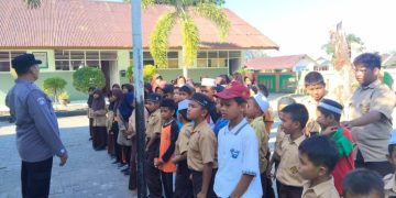 Bhabinkamtibmas Desa Kupa Edukasi Siswa, Cegah Bullying Sejak Dini di Lingkungan