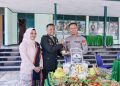 HUT ke-81 TNI, Kapolres Barru Sambangi Kodim 1405/Parepare Bawa Tumpeng