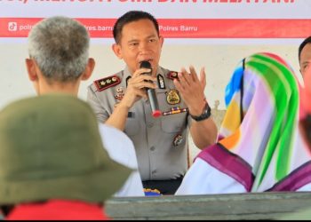 Kapolres Barru Temui Komunitas Ojek dan Sopir Angkutan, Bahas Kamtibmas hingga Penataan Pasar Mattirowalie