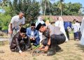 Peringati Hari Santri Nasional 2026, Kapolres Barru Tanam Pohon di Ponpes DDI Addary Takkalasi