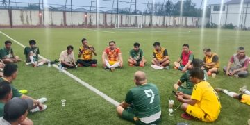 Kapolres Barru dan Insan Pers Gelar Laga Persahabatan, Perkuat Sinergitas Lewat Sepak Bola
