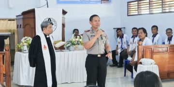 Kapolres Barru Gelar Minggu Kasih Bersama Jemaat Gereja Toraja, Perkuat Toleransi dan Kamtibmas